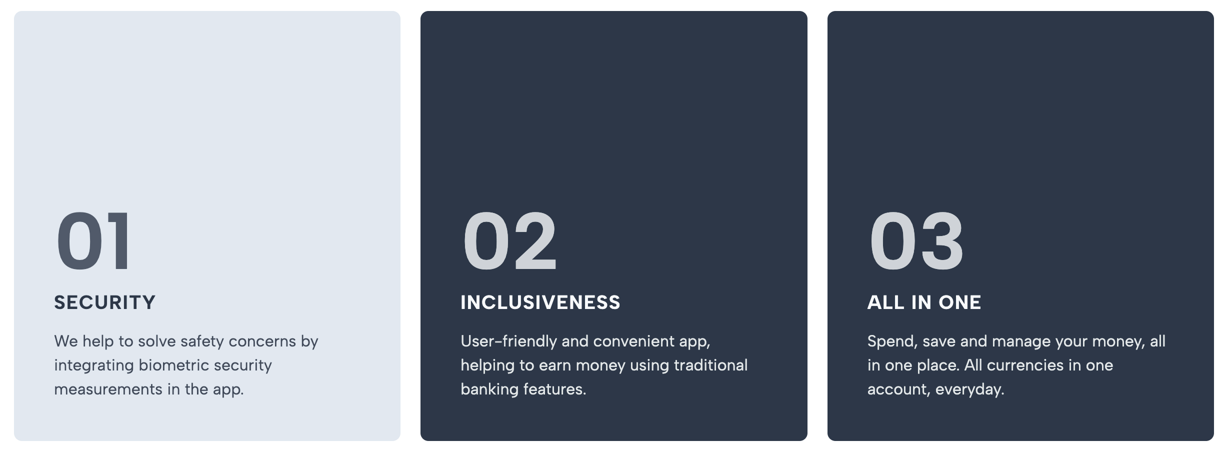Minimal Process Steps