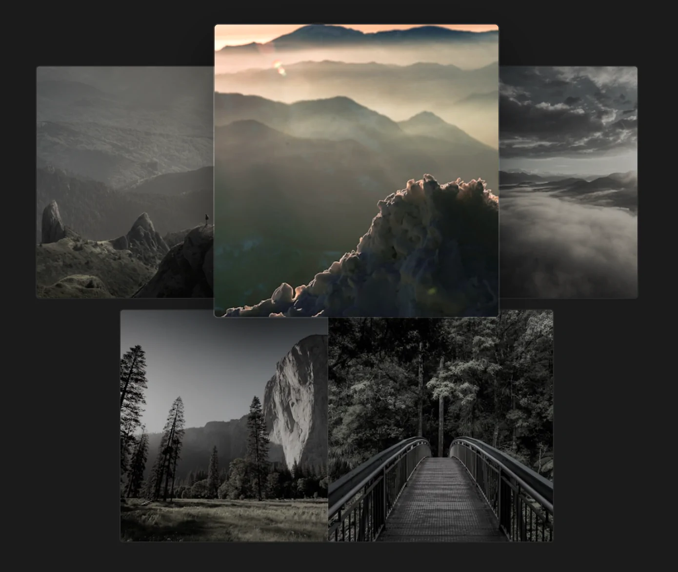 Offset Mosaic Gallery - Organic Scattered Grid
