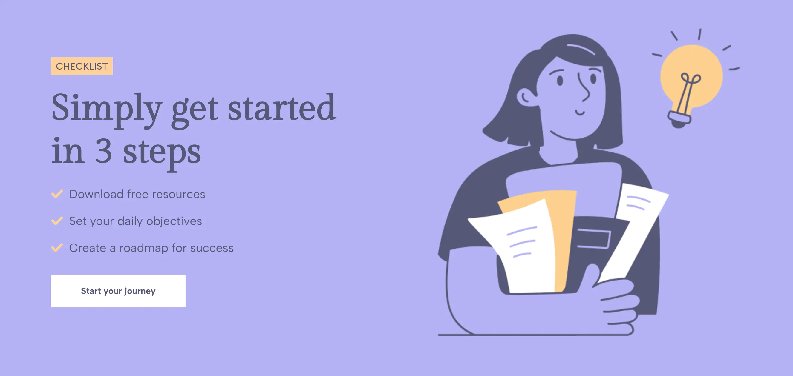 Simple and Effective Checklist Section for Elementor