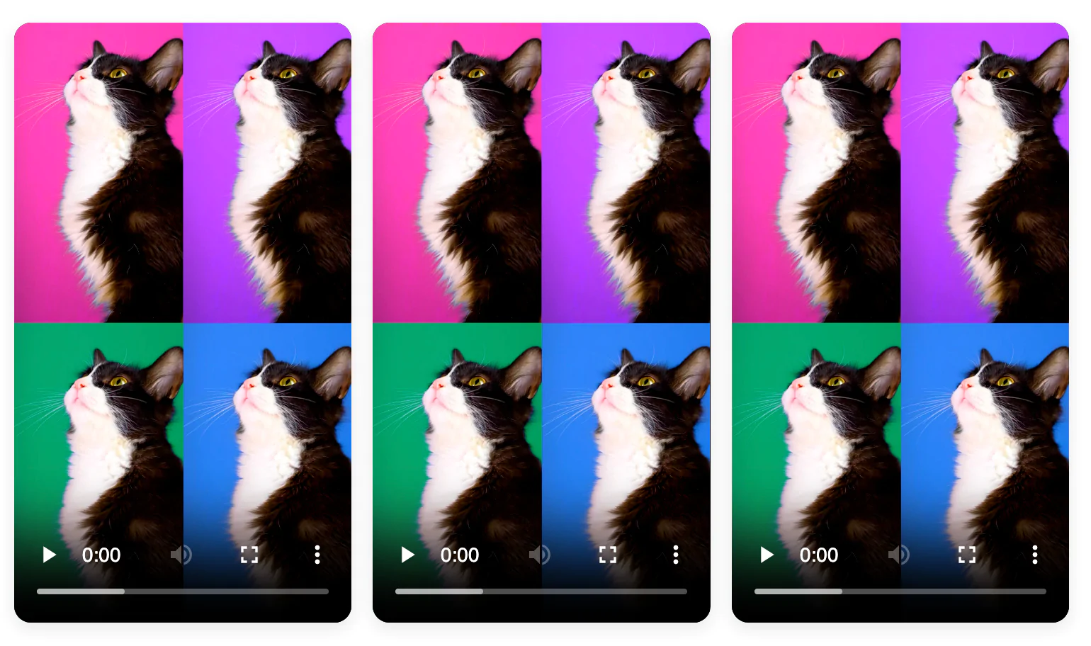 Vertical Video Grid (Reels Style)