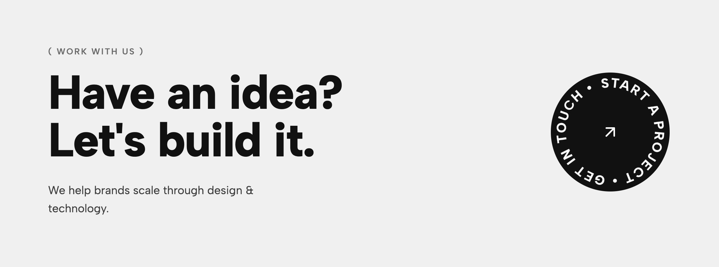Spinning Badge Call to Action - Circular Text Animation
